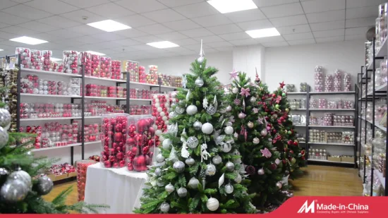 600-1000 peças de enfeite de piso de alta qualidade bola de decoração de natal para árvore de natal